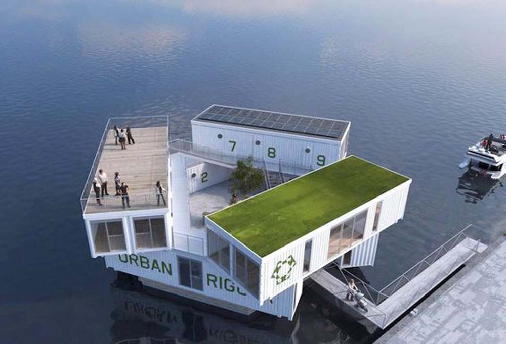 Gli alloggi studenteschi galleggianti di Copenaghen