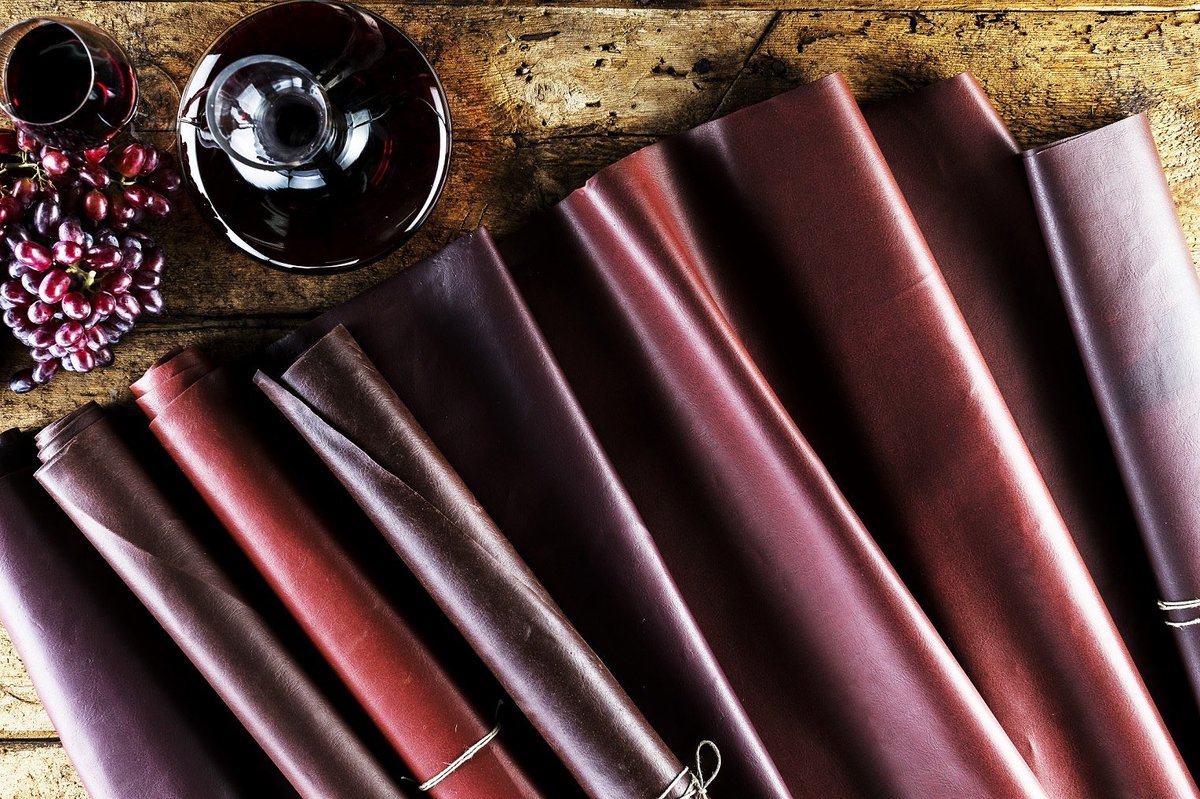Wineleather, la pelle ricavata dagli scarti del vino