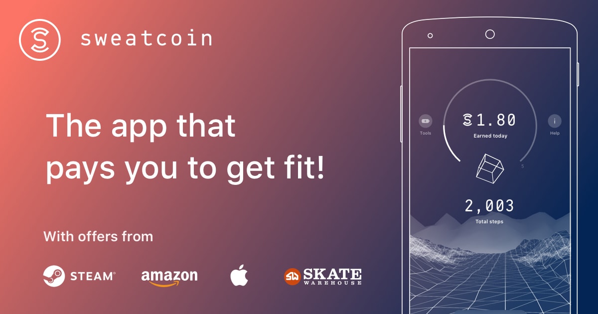 Sweatcoin, l'app che ti premia ogni mille passi con una moneta digitale