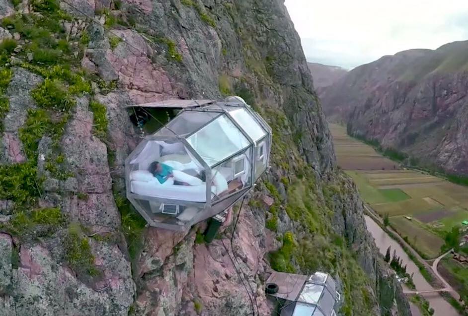 Skylodge Suites: come dormire in capsule d'albergo sospese nel vuoto