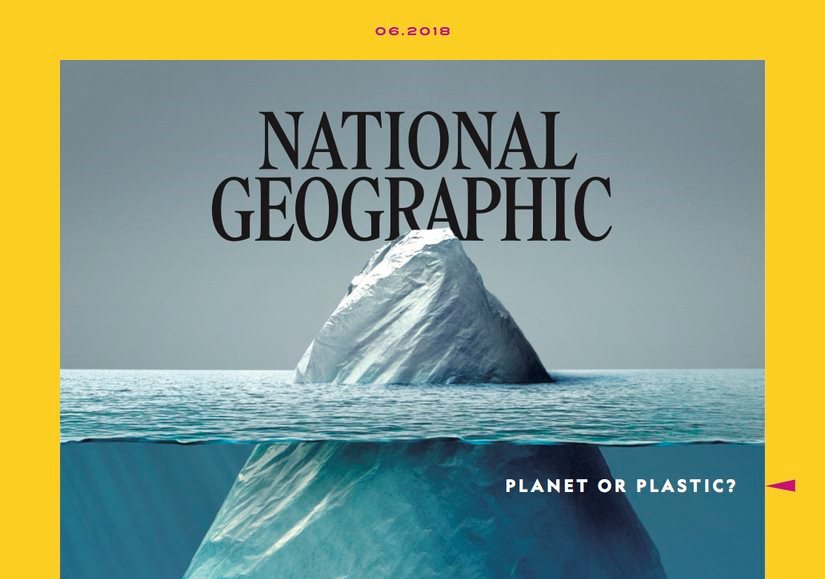 La copertina del National Geographic denuncia l'inquinamento da plastica