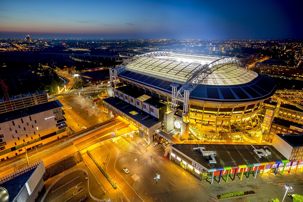 Lo stadio di Amsterdam è il più grande accumulatore d'energia in Europa