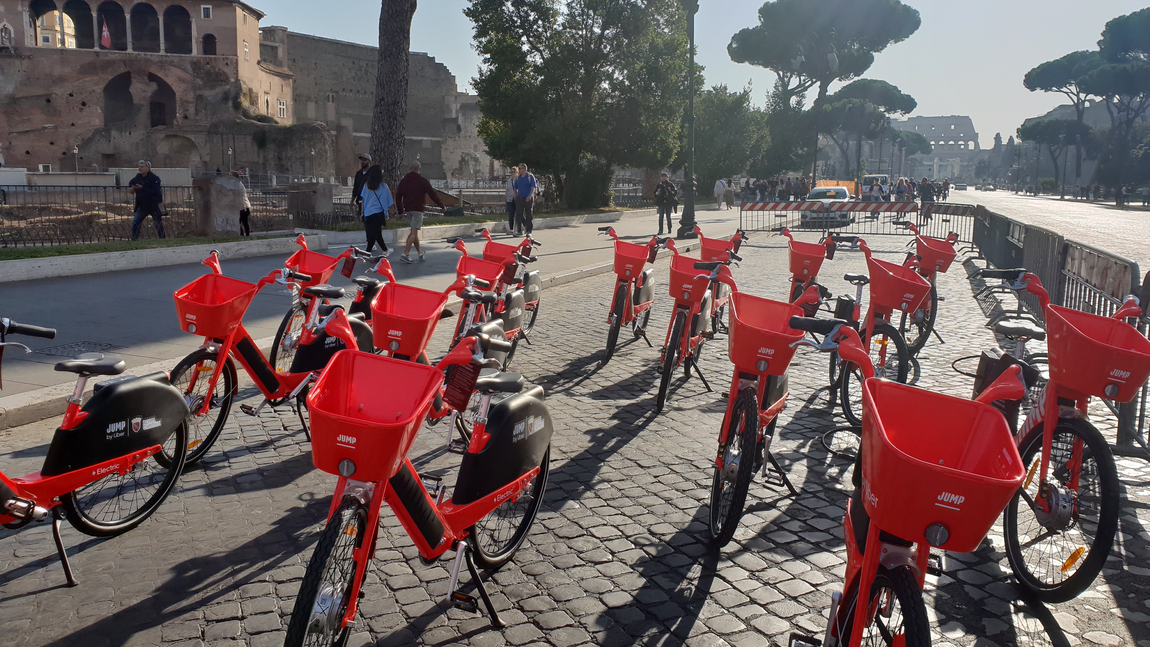 bicicletta affitto roma uber