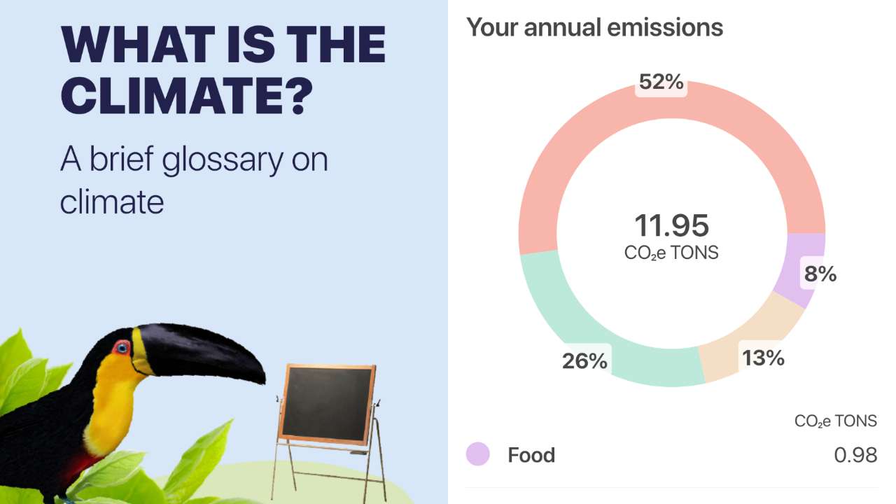 Cop27 App AWorld calcolo emissioni personali