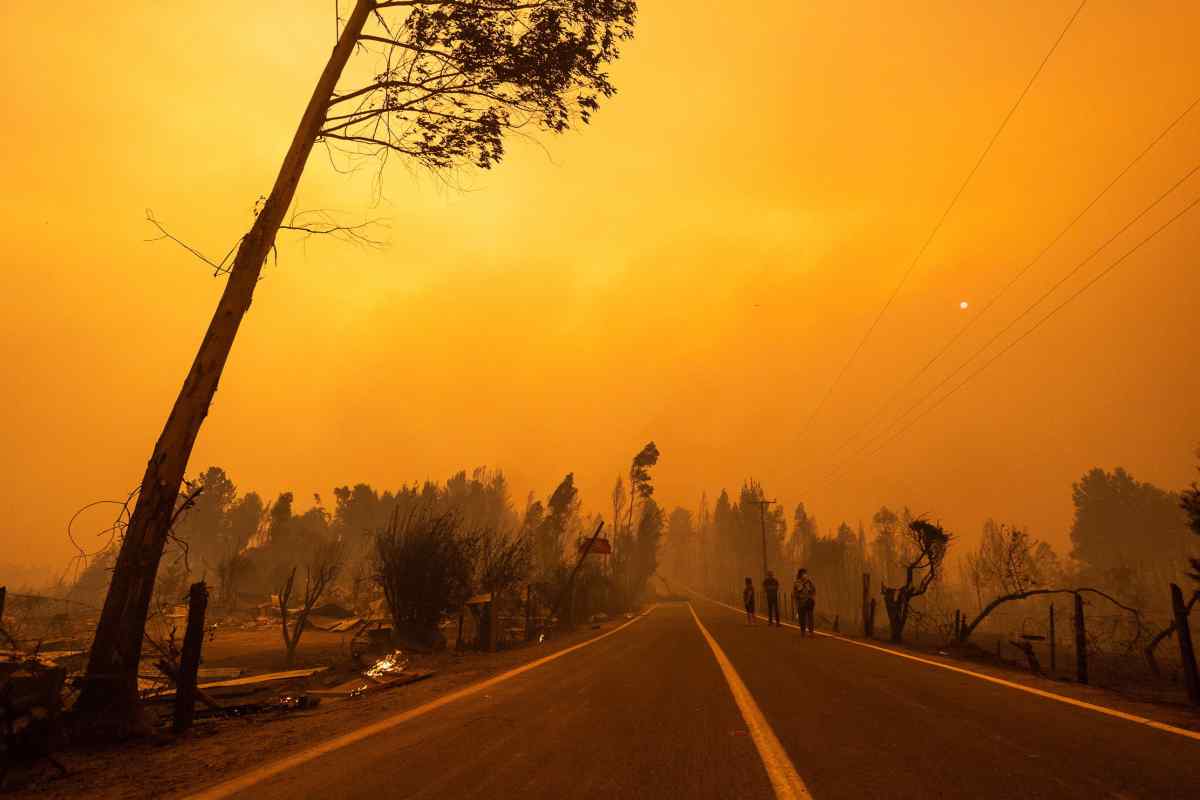 Incendi in Cile