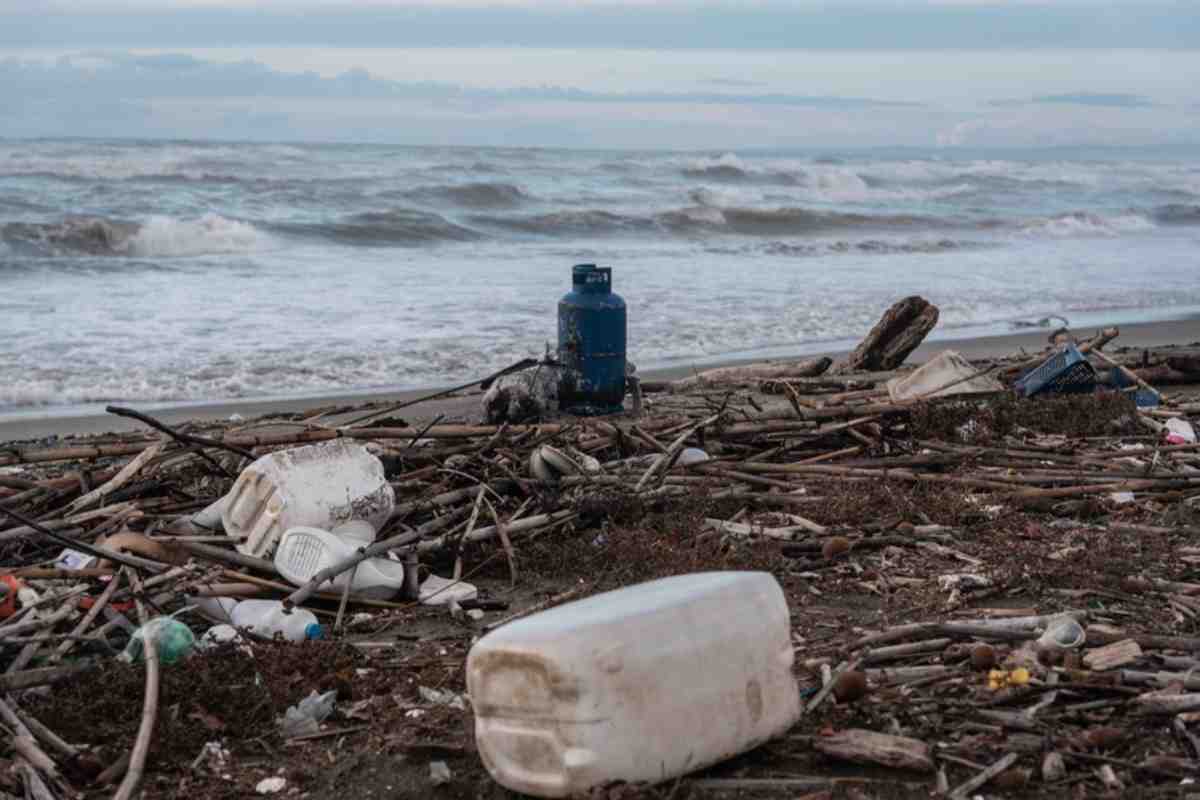 Rifiuti in spiaggia