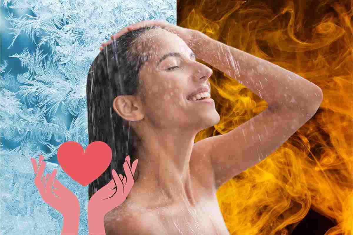 benefici doccia calda e fredda