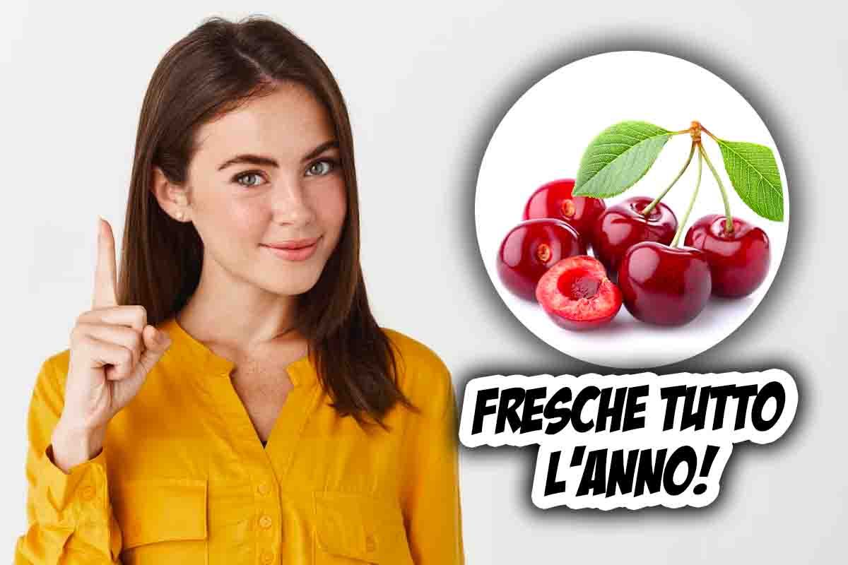 ottenere ciliegie intero anno