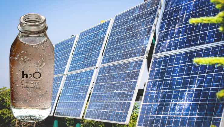 invenzione dell'acqua solare