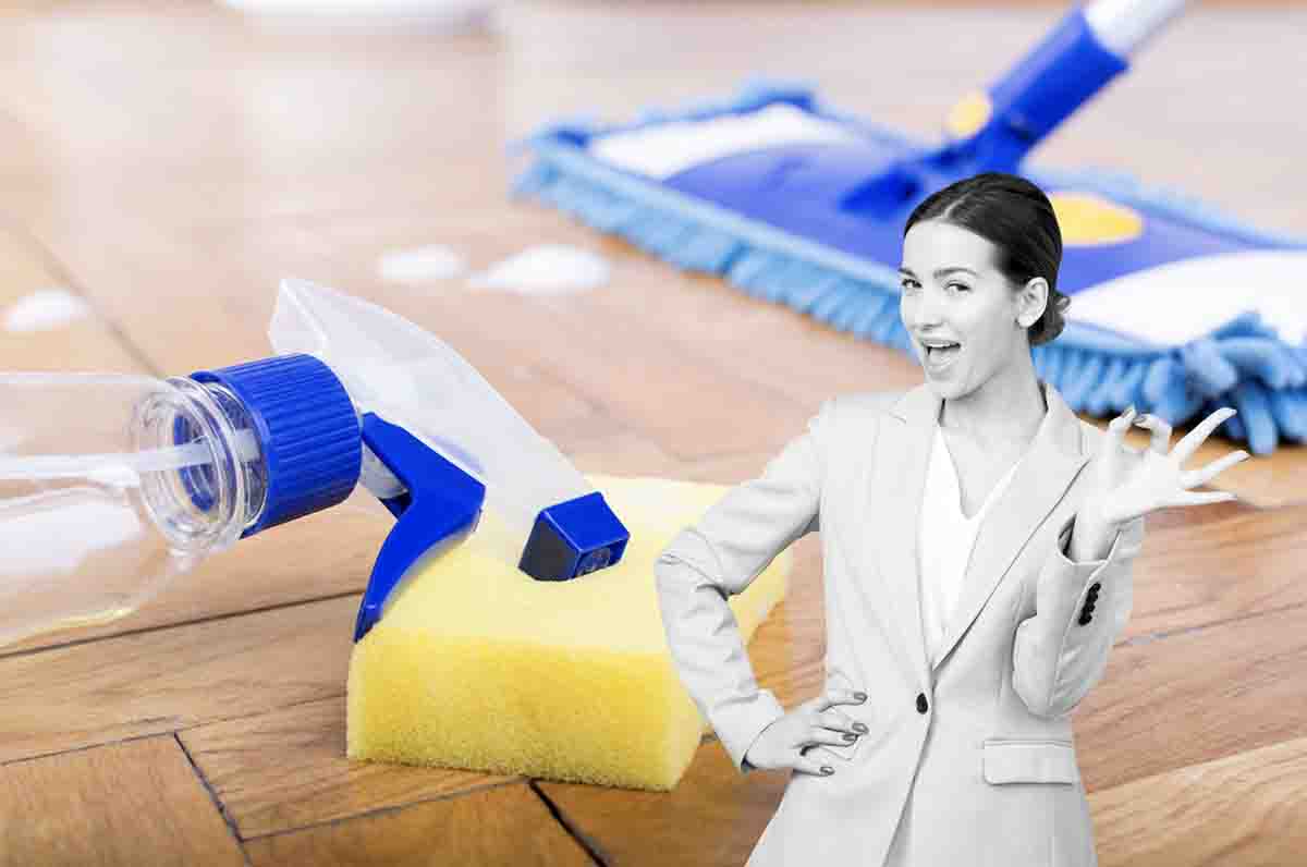 come lavare il parquet senza fatica