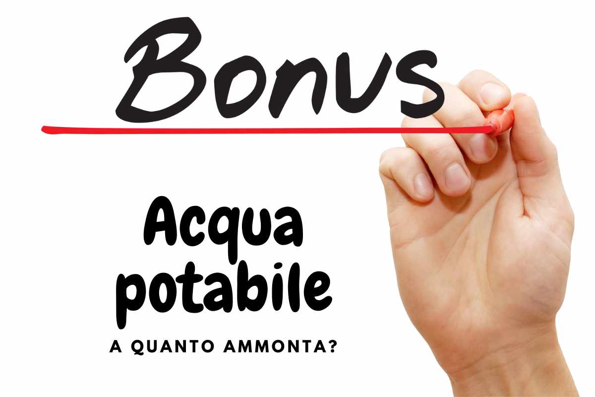 bonus acqua potabile