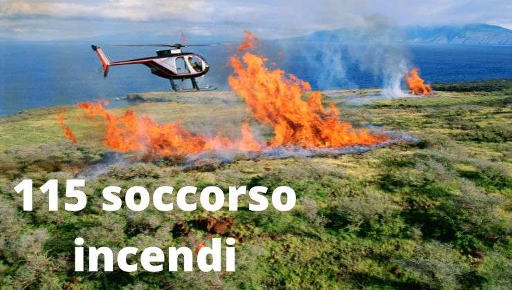 Cosa fare se siamo coinvolti in un incendio in campagna