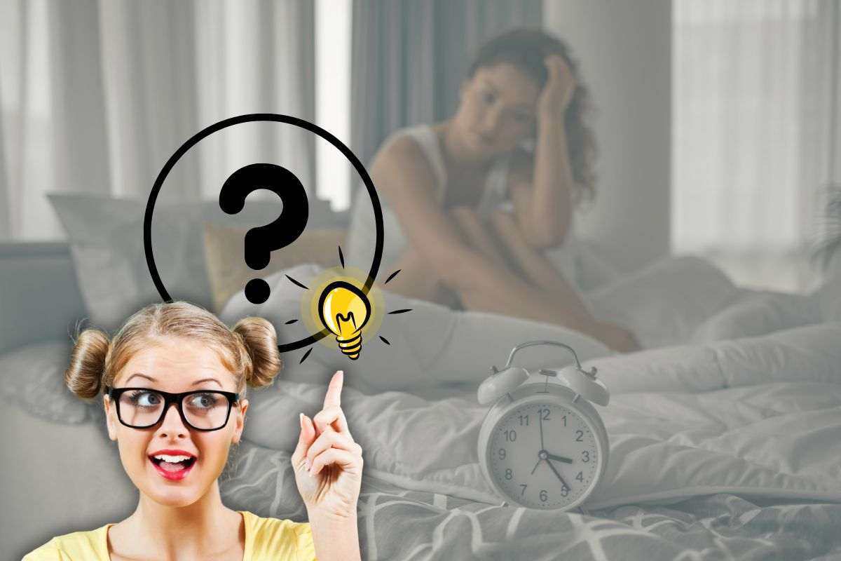 la posizione a letto che comporta l'insonnia