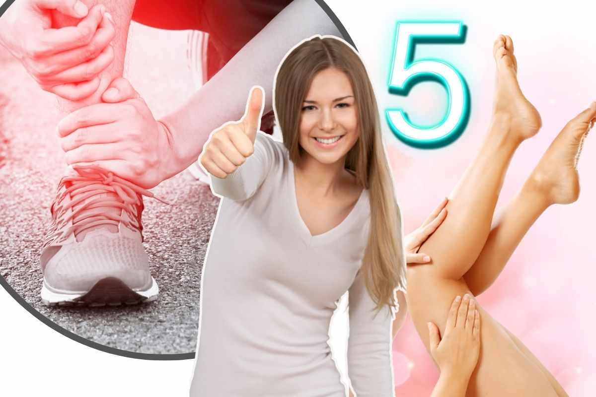 5 rimedi contro gambe e piedi gonfi