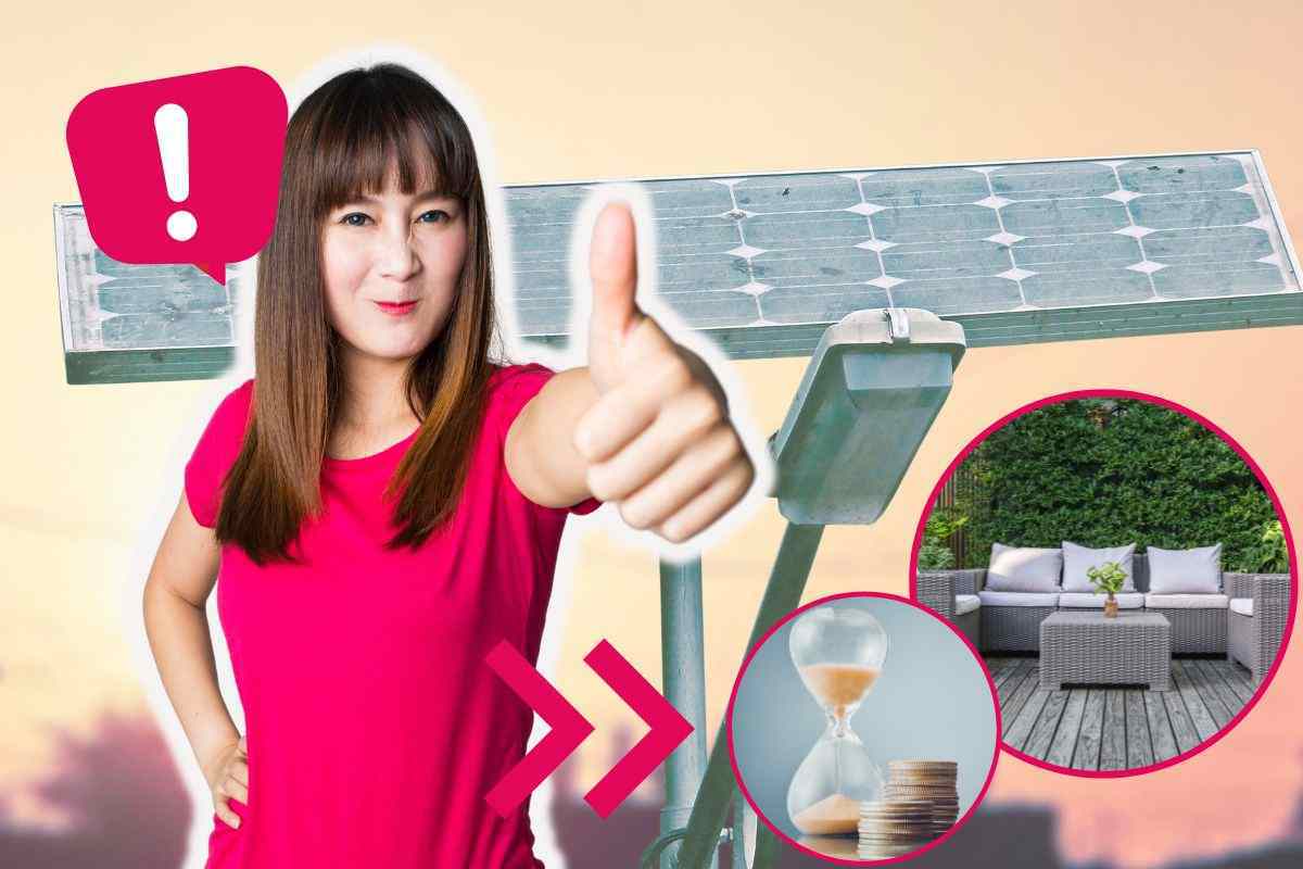 luci energia solare offerta