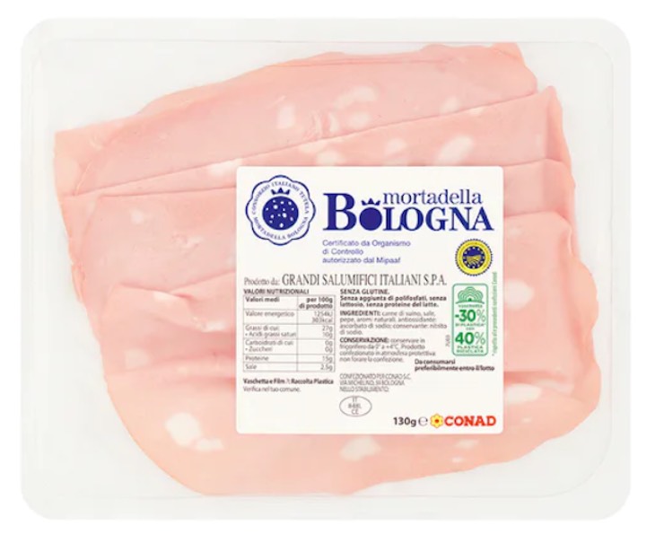 Ritirato lotto mortadella Conad: problema sull'etichetta