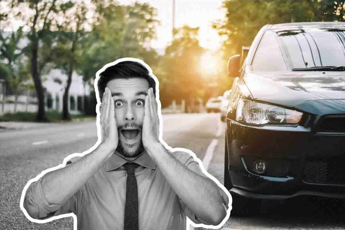 Auto sosta multa finestrini aperti