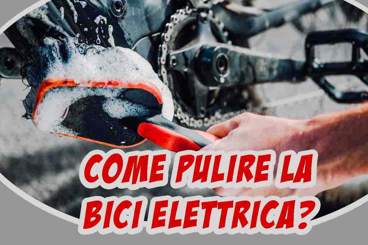 come pulire la bici elettrica