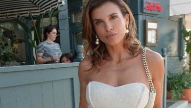 Allenamento di Elisabetta Canalis