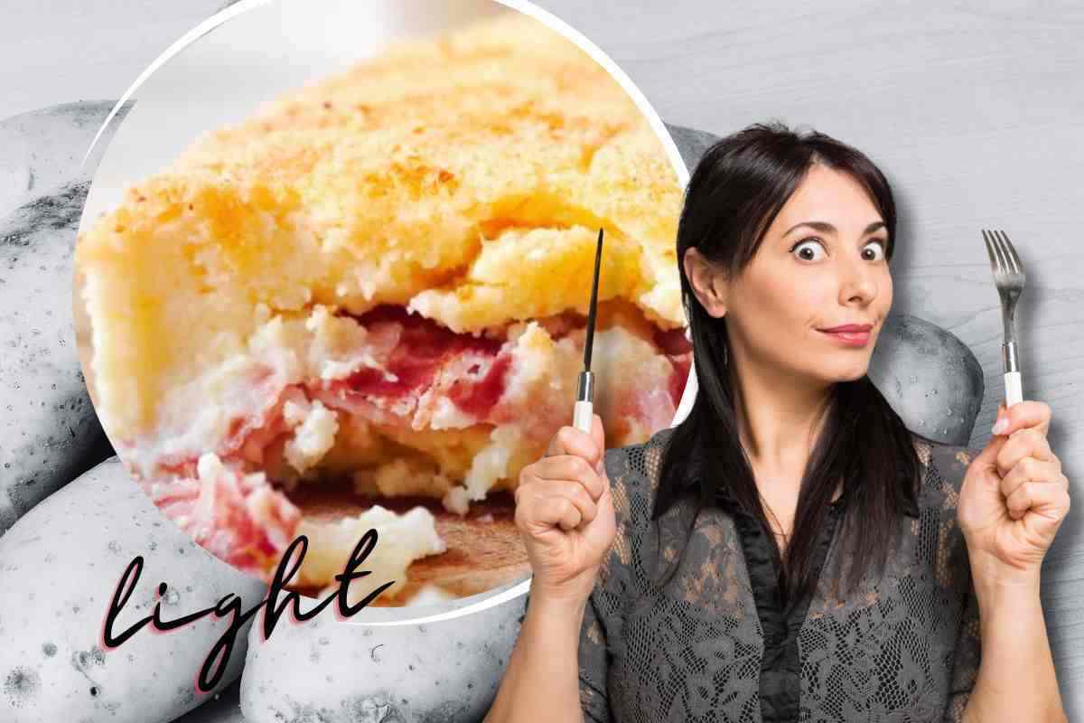 non bisogna più rinunciare al gateau di patate, perché adesso c'è la ricetta light!