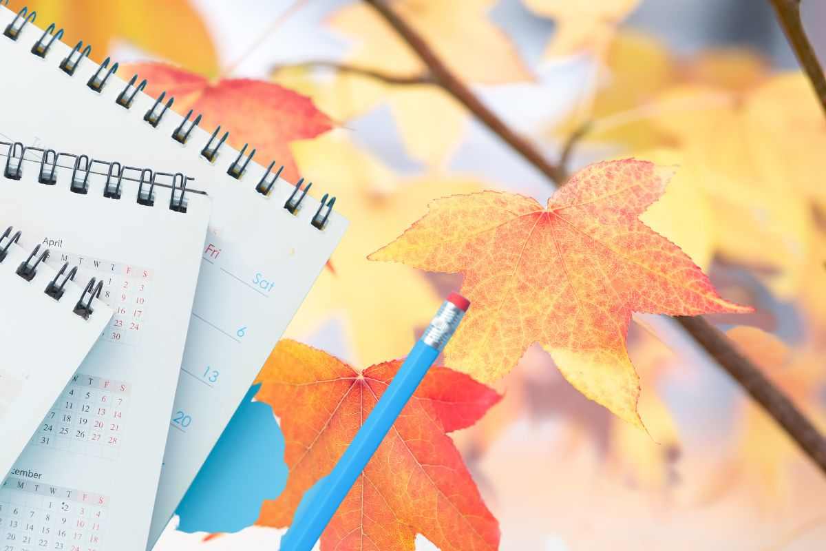 l'autunno può cadere tra il 21 e il 24 settembre
