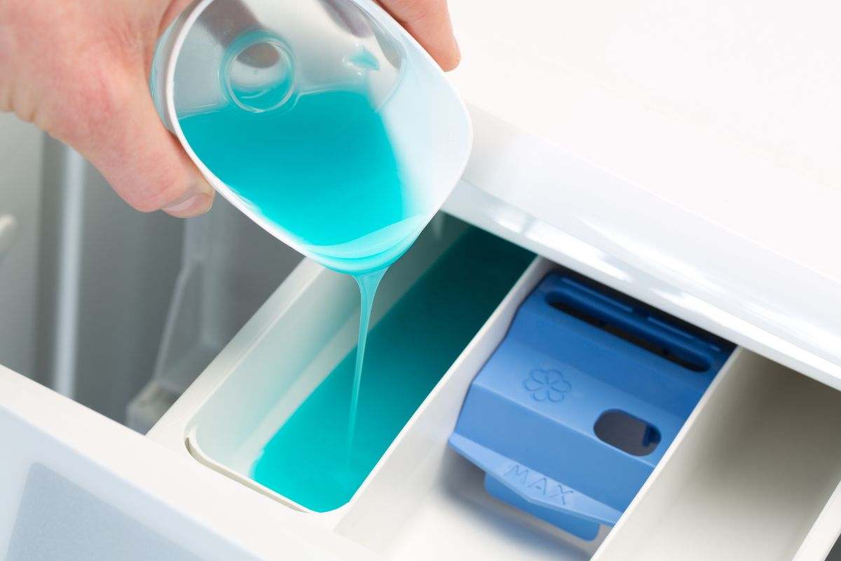 acqua cassetto della lavatrice