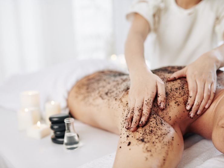 pelle autunno scrub casa