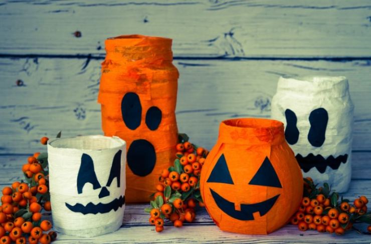 Barattoli di vetro decorazioni Halloween