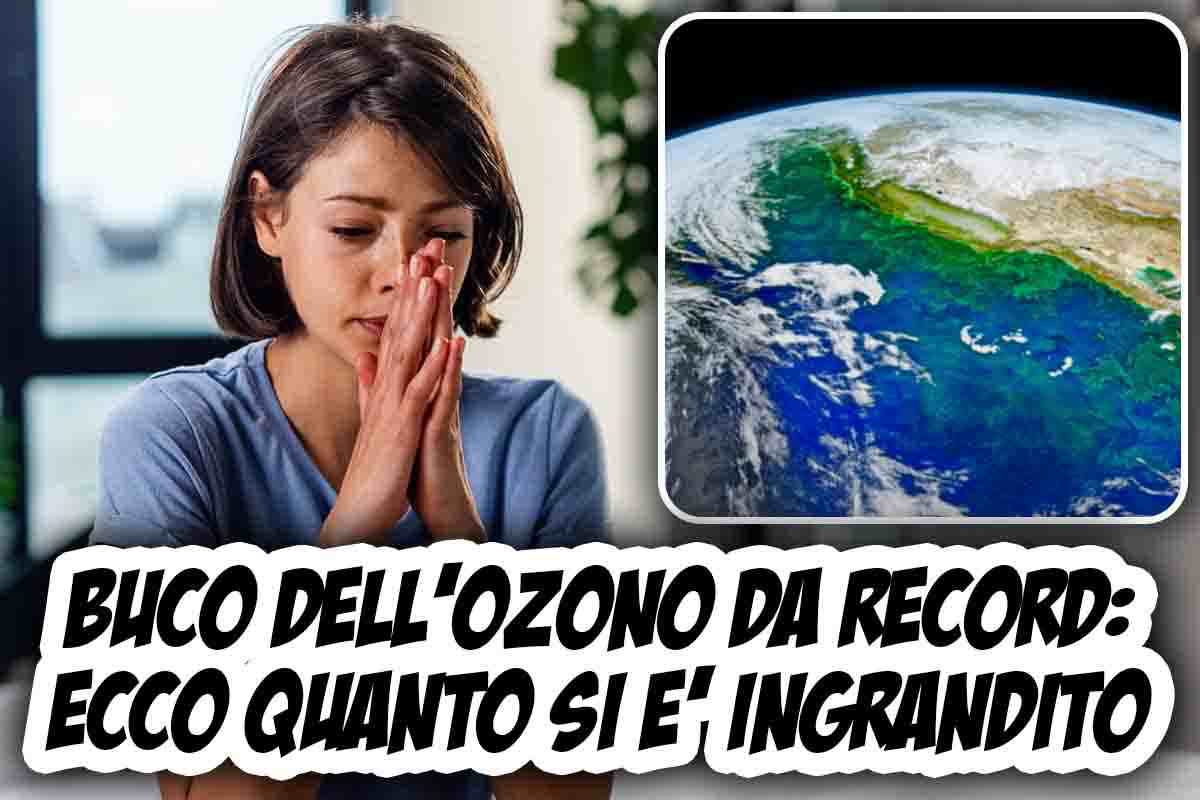 Quanto si è ingrandito il buco dell'ozono