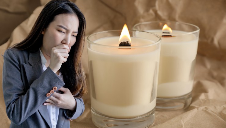 Alcune candele profumate emanano sostanze nocive