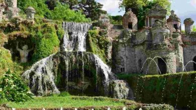Cascate e parco naturalistico vicino Roma