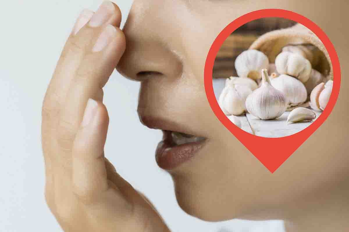 rimedio infallibile per l'alito che sa di aglio