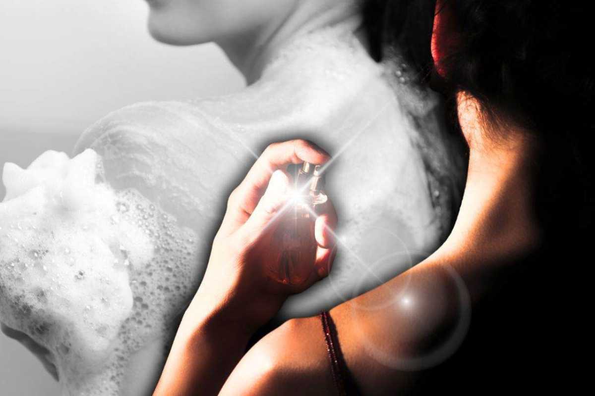 Bagnoschiuma che riproduce profumi