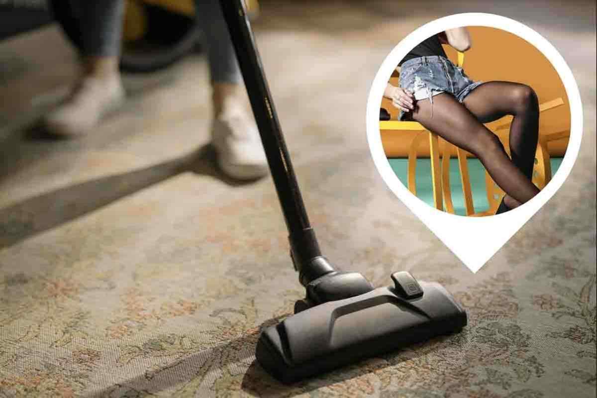 riciclo di vecchi collant per spolverare
