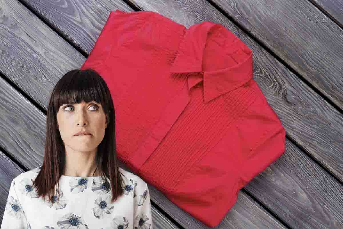 come riutilizzare una vecchia camicia