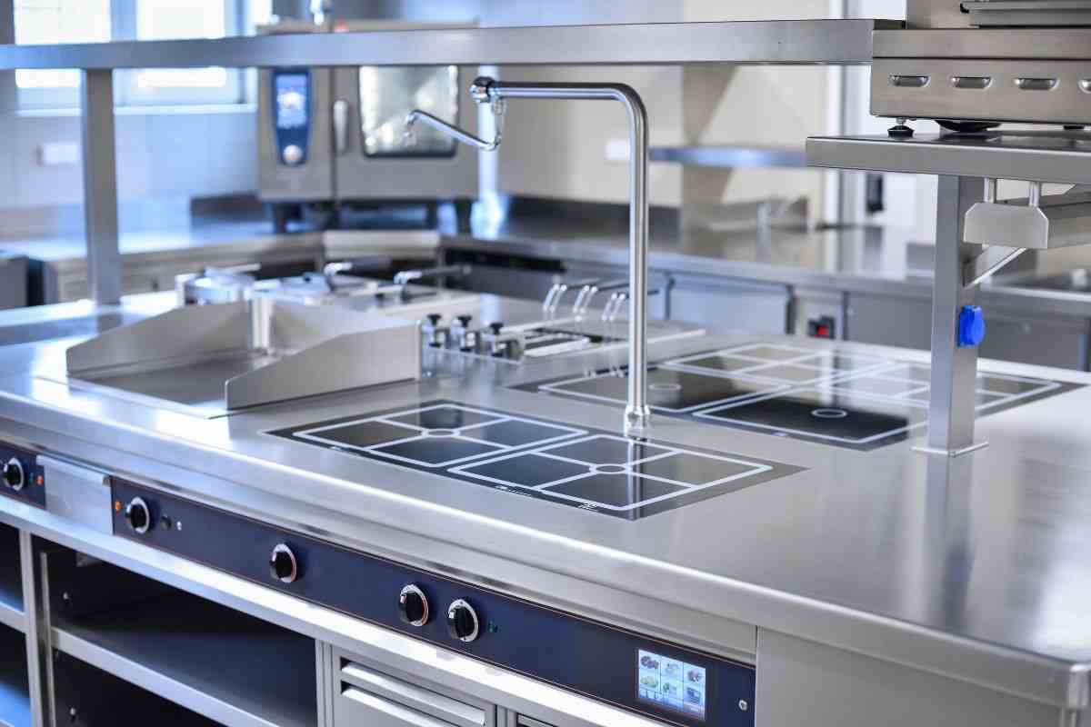 cucina in acciao inox