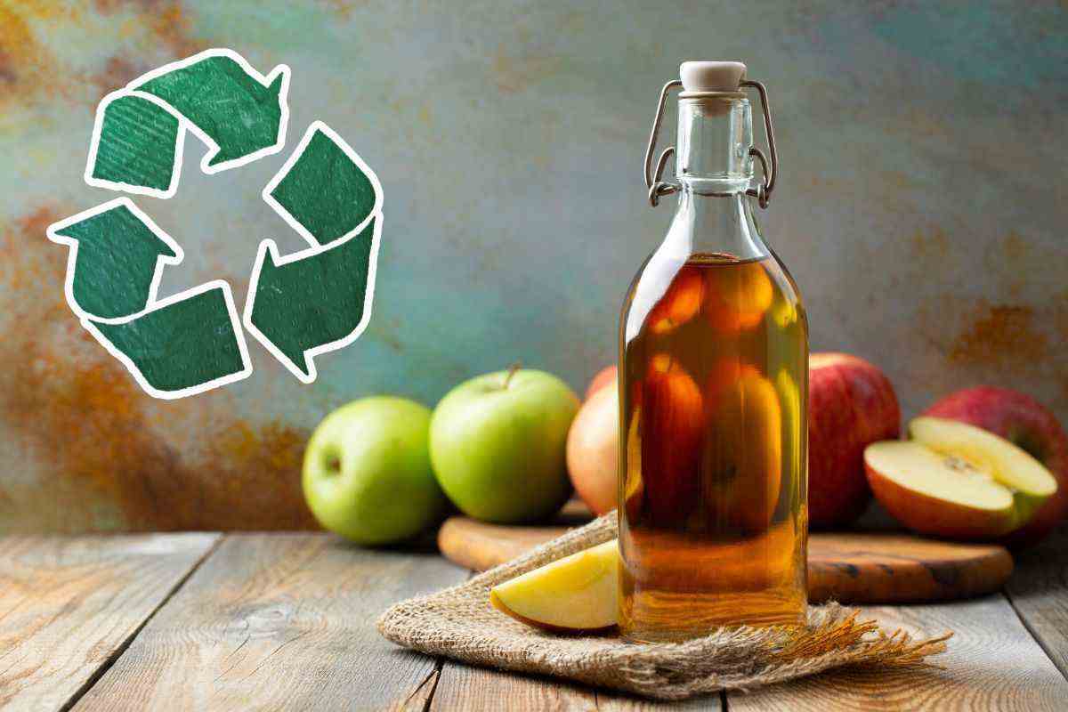 come usare l'aceto bianco per riciclare