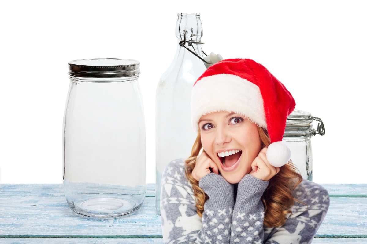 crea lampade di natale con i barattoli di vetro