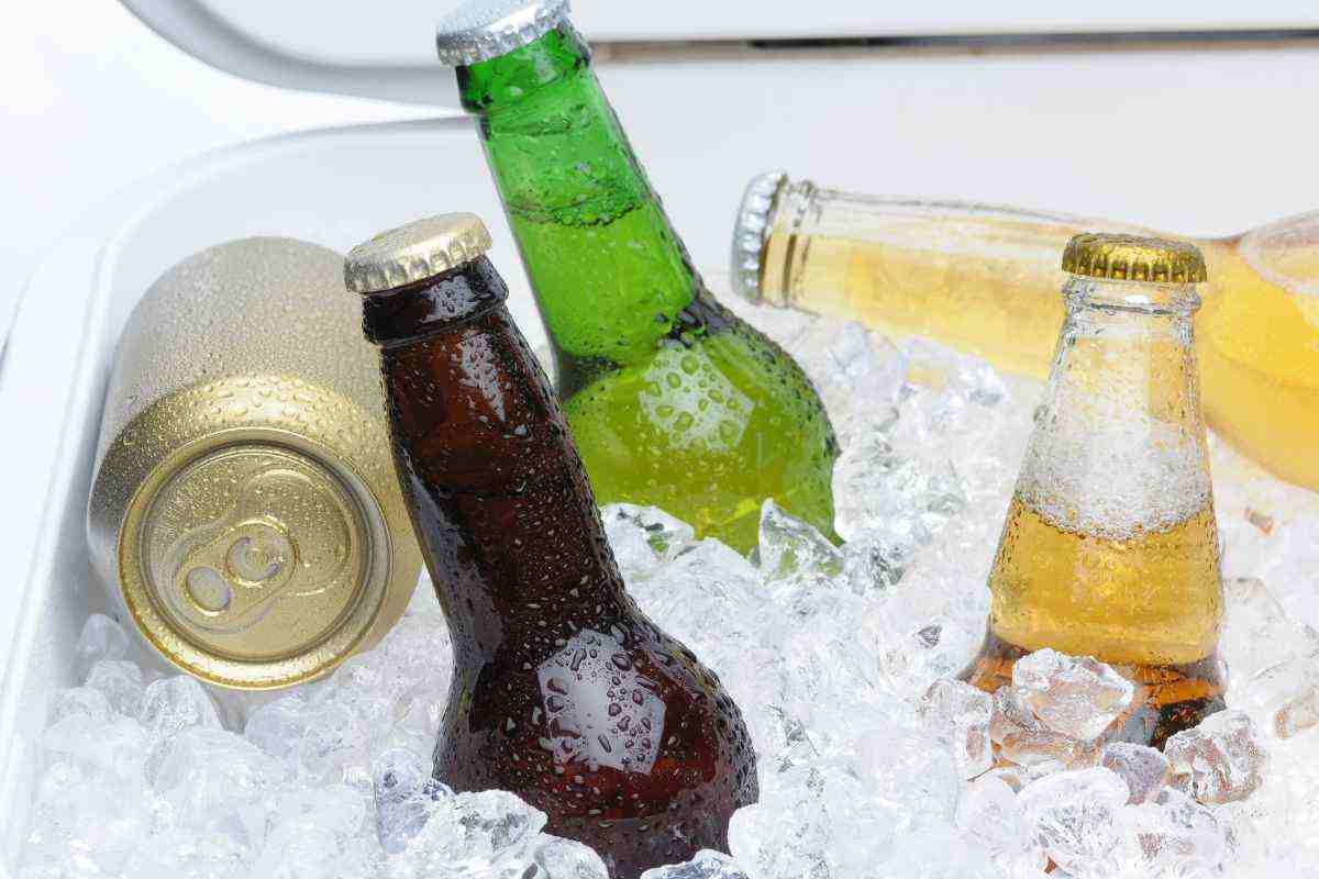 birra lattina vetro scoperta