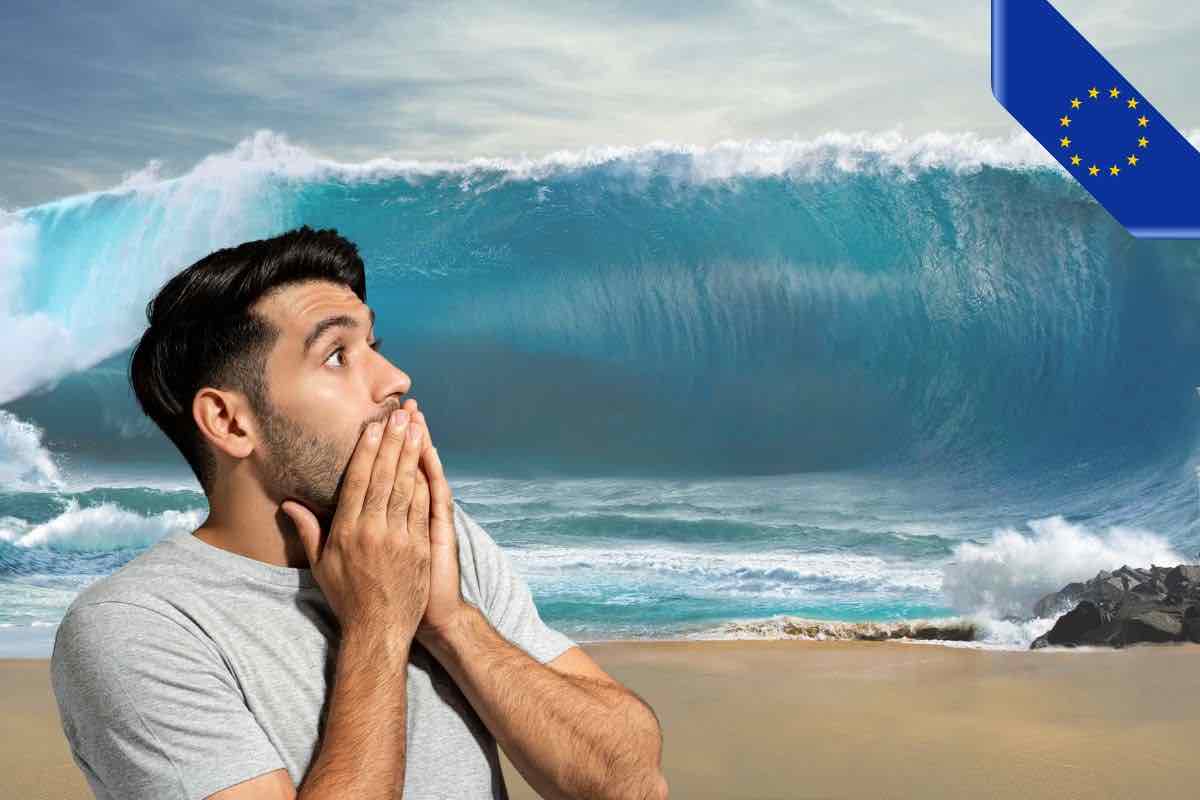 onda anomala colpisce l'europa