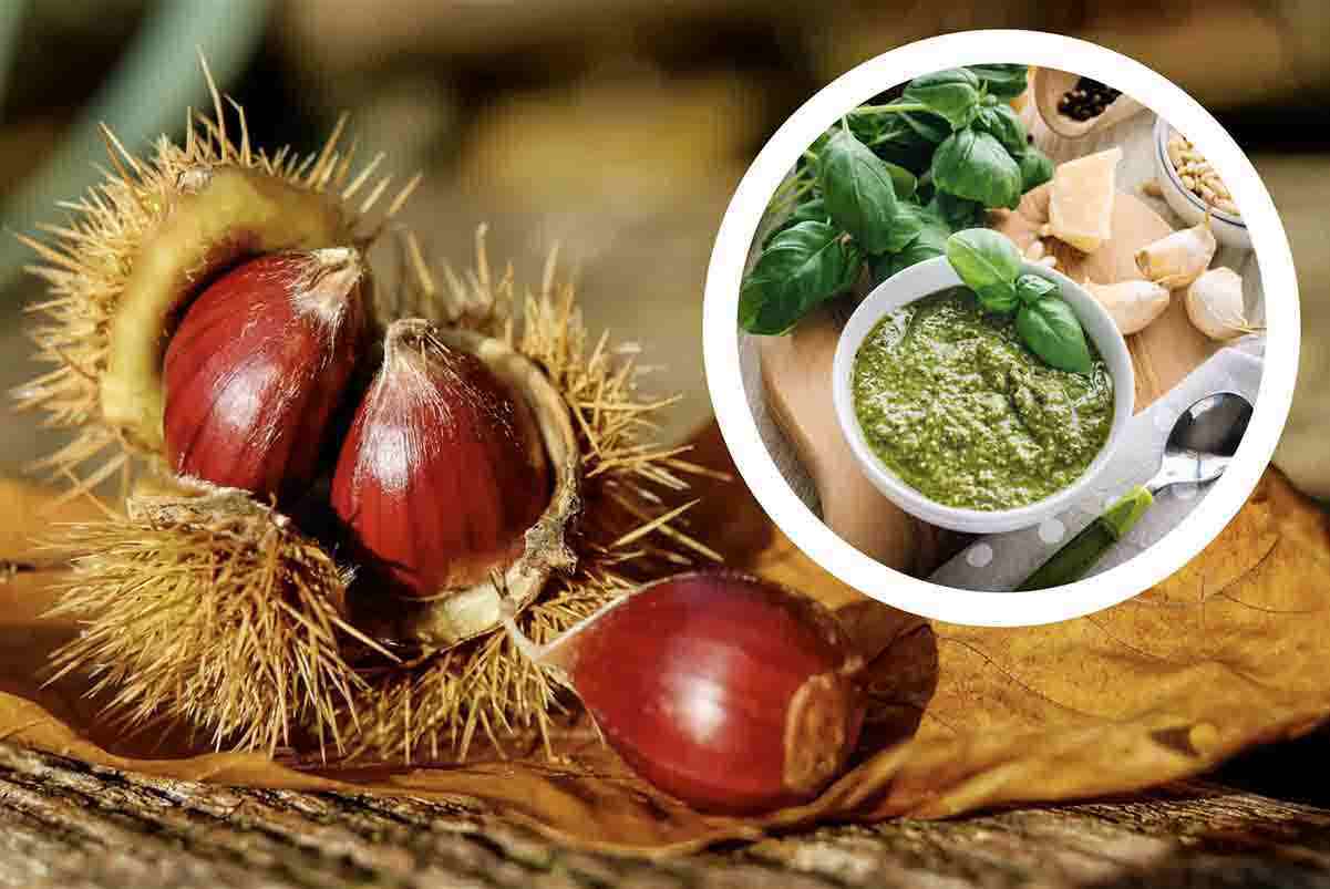 come fare pesto di castagne
