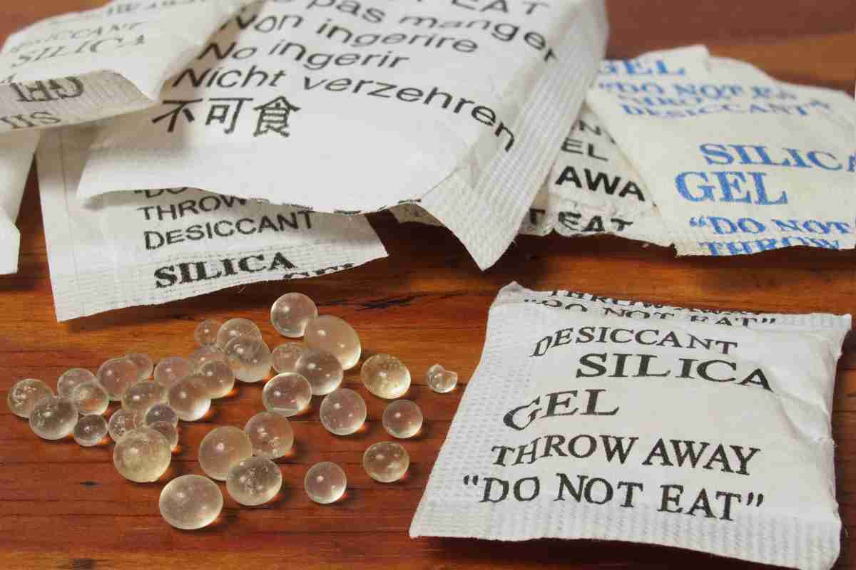 riciclare bustine di gel di silice