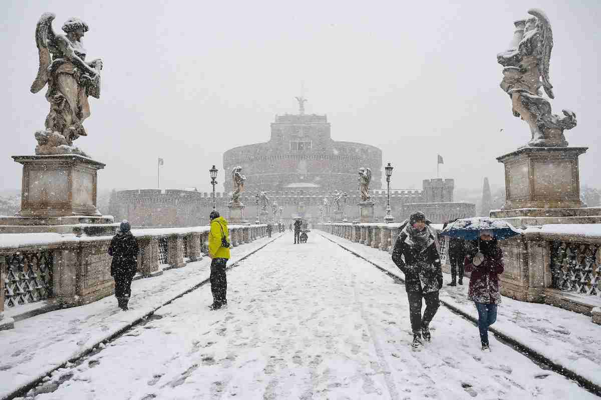 rischio bufera roma