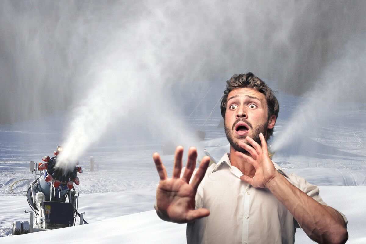impatto neve artificiale
