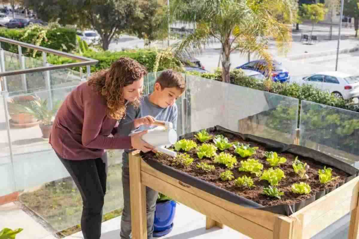 come fare l'orto in balcone