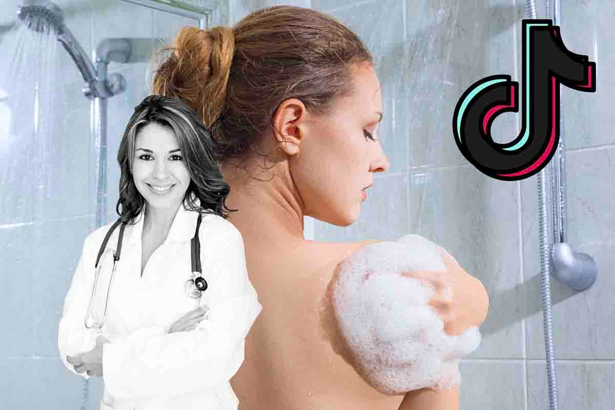 parti del corpo non lavate