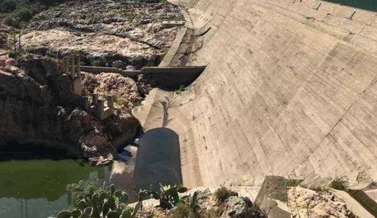 Pericolo siccità per la diga di Maccheronis, in Sardegna