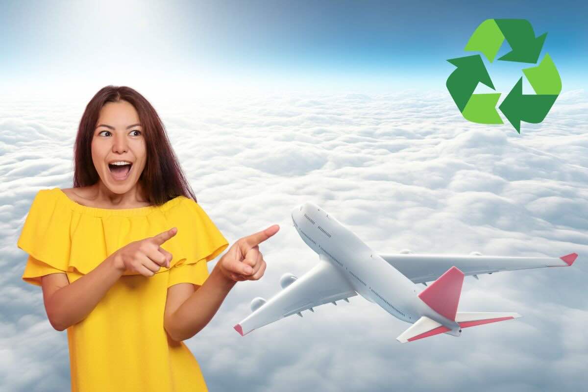 aereo sostenibile ed ecologico