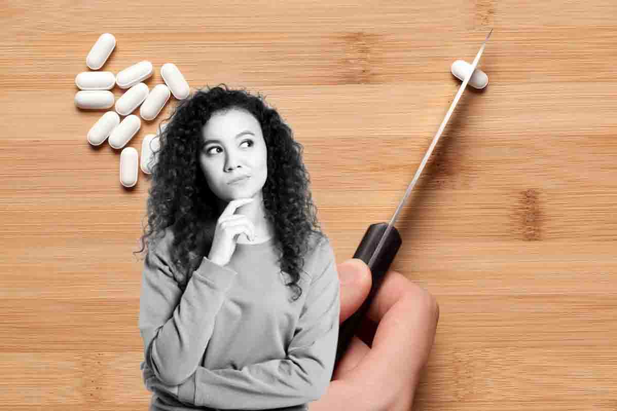 Sminuzzare le pillole per favorire l'assunzione è una pratica valida?