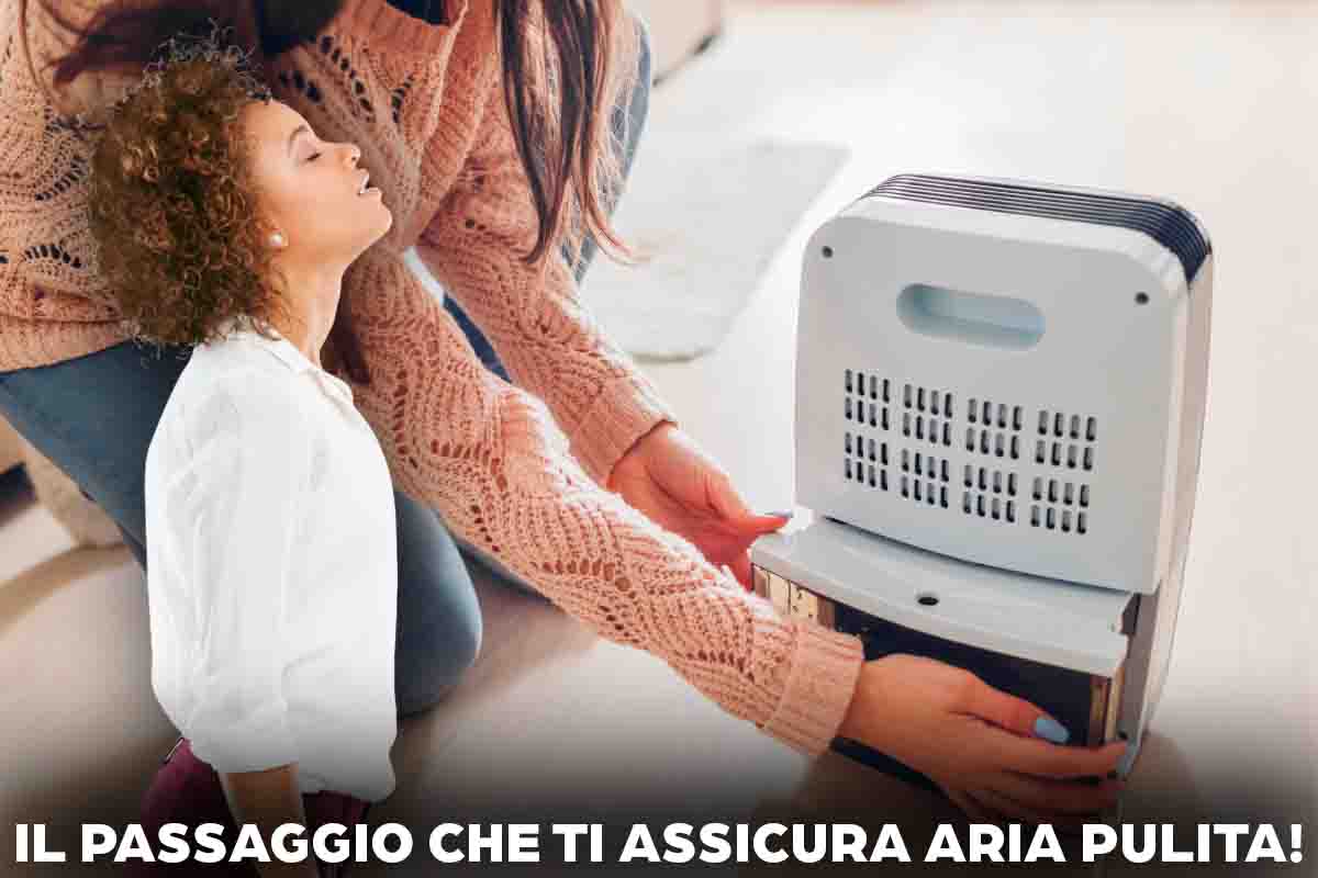 aria pulita con deumidificatore come fare